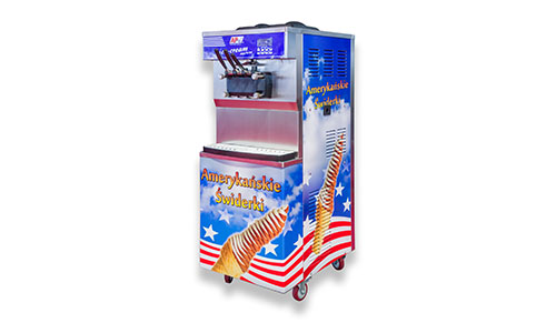 Wyrpdukowanie najnowszej maszyny do lodów amerykańskich