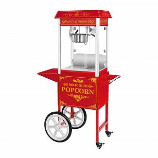 Maszyna do popcornu z wózkiem