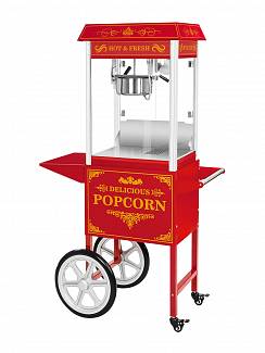 Maszyna do popcornu z wózkiem